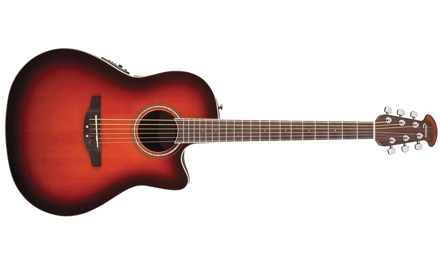 Ovation Cs24-1 Celebrity Standard Mid Depth Cw Epicea Lyrachord Rw - Sunburst - Electro acoustic guitar - Variation 1