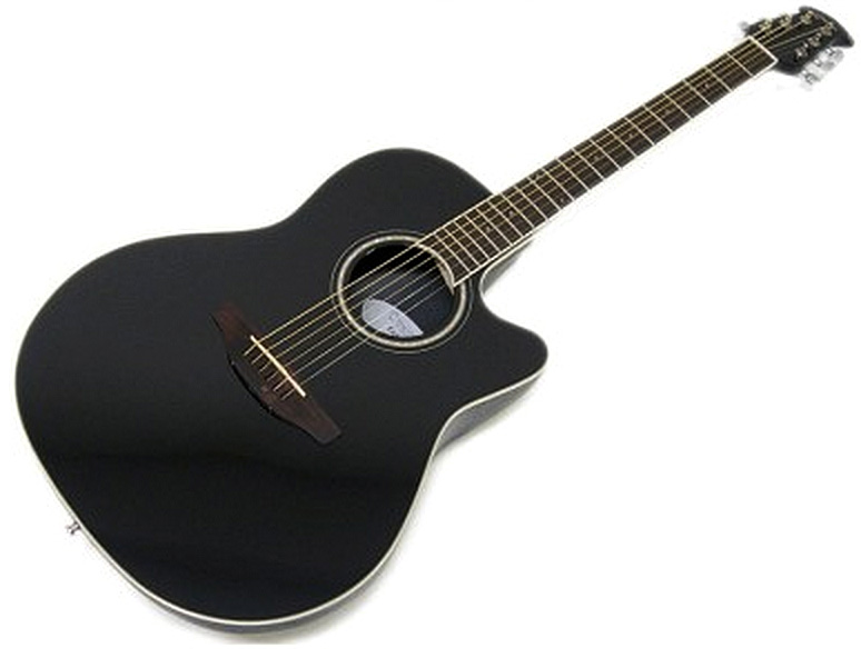 Ovation Cs24-5 Celebrity Standard Mid Depth Cw Epicea Lyrachord - Black - Electro acoustic guitar - Variation 2