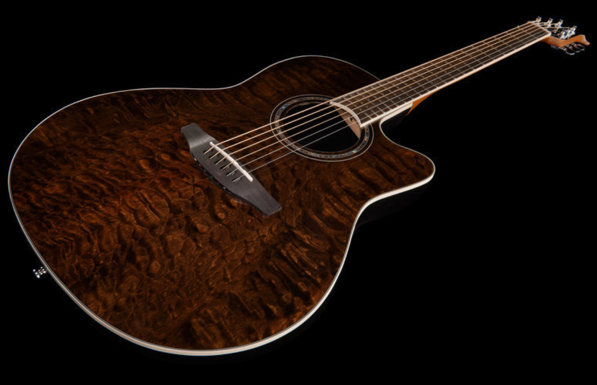 Ovation Cs28p-tge Celebrity Standard Plus Super Shallow Depth Cw Erable Lyrachord Rw - Natural - Electro acoustic guitar - Variation 1