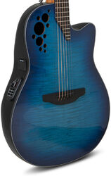 Folk guitar Ovation CE44P-BLFL-G Celebrity Elite Plus - Blue flamed maple