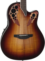 Folk guitar Ovation CE48P-KOAB-G Celebrity Elite Exotic - Dark burst koa