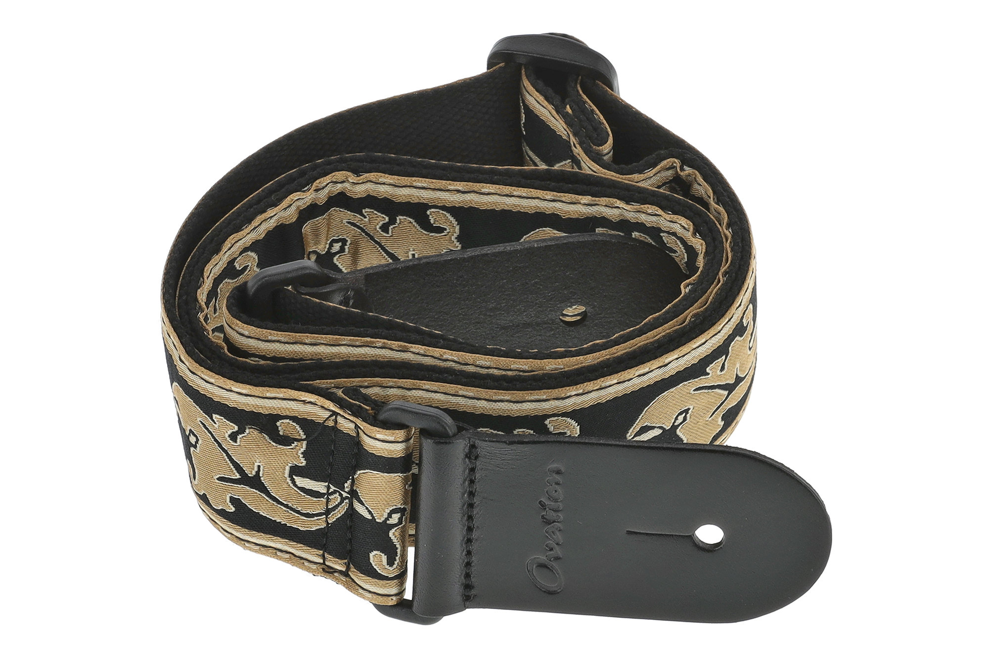 Ovation Sangle Guitare Signature Nylon Retro Gold - Guitar strap - Variation 3