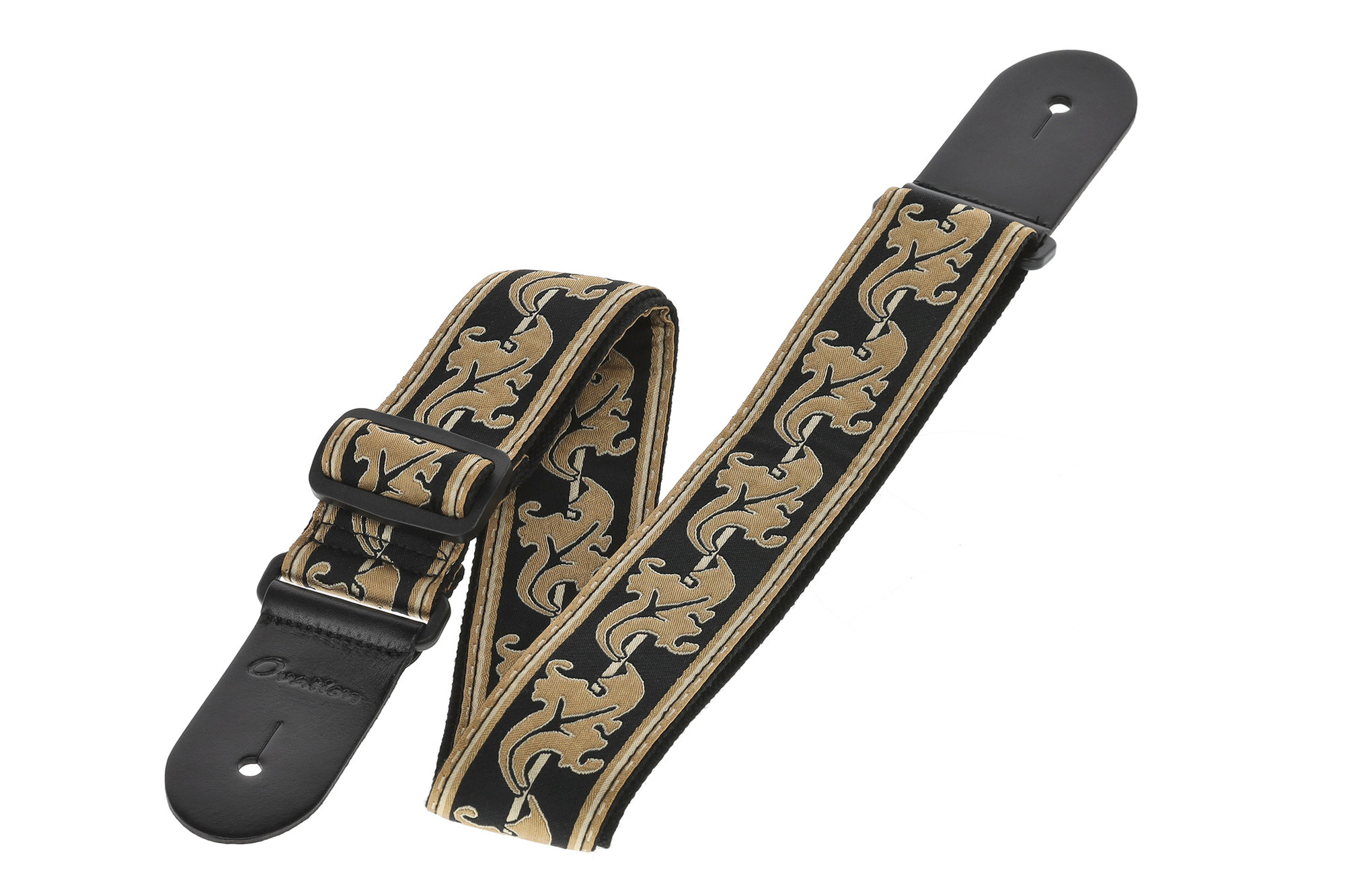 Ovation Sangle Guitare Signature Nylon Retro Gold - Guitar strap - Variation 4