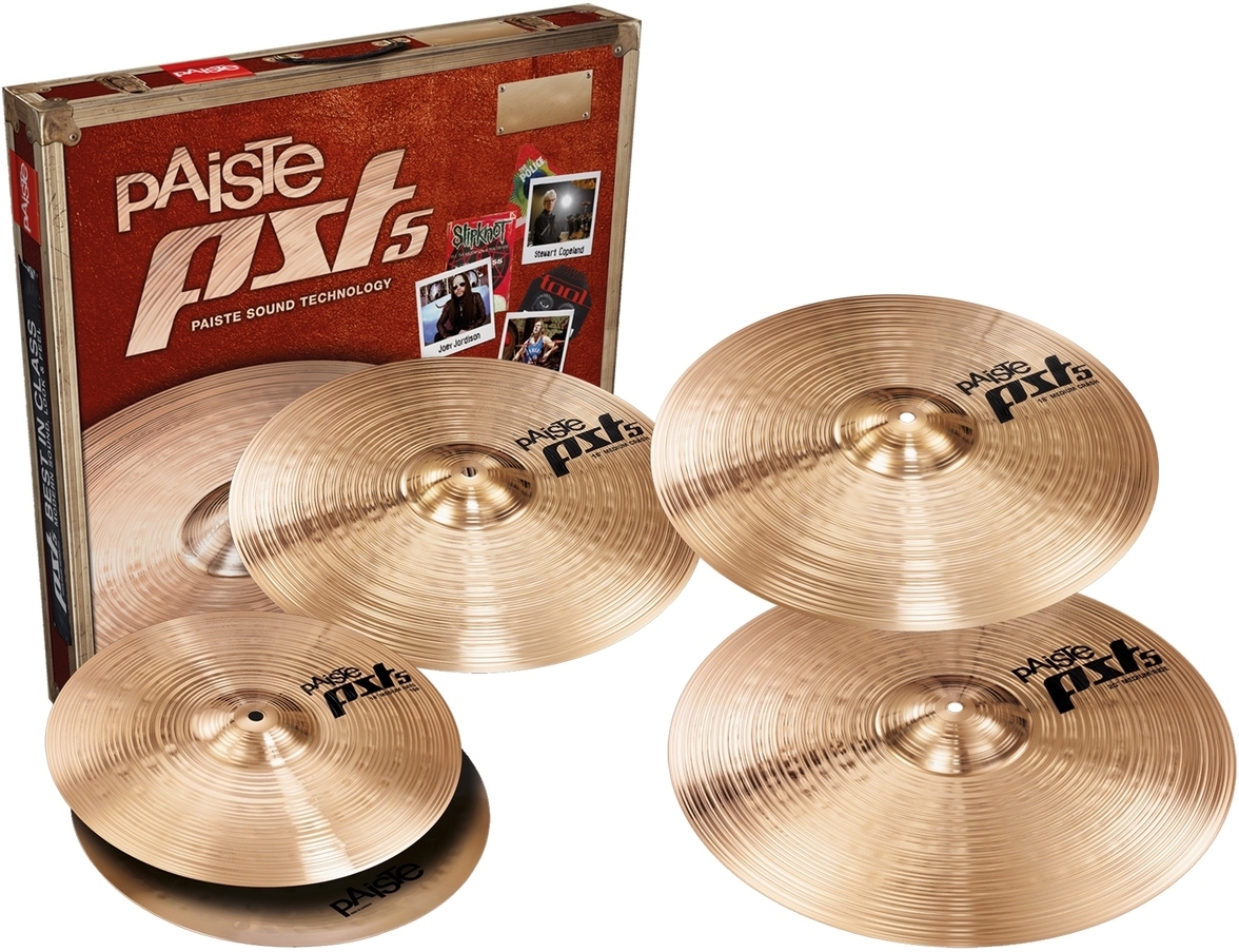 Paiste Paiste Pst5 U Set+16 Paiste Pst5 U-set 14/18/20 - Cymbals set - Main picture