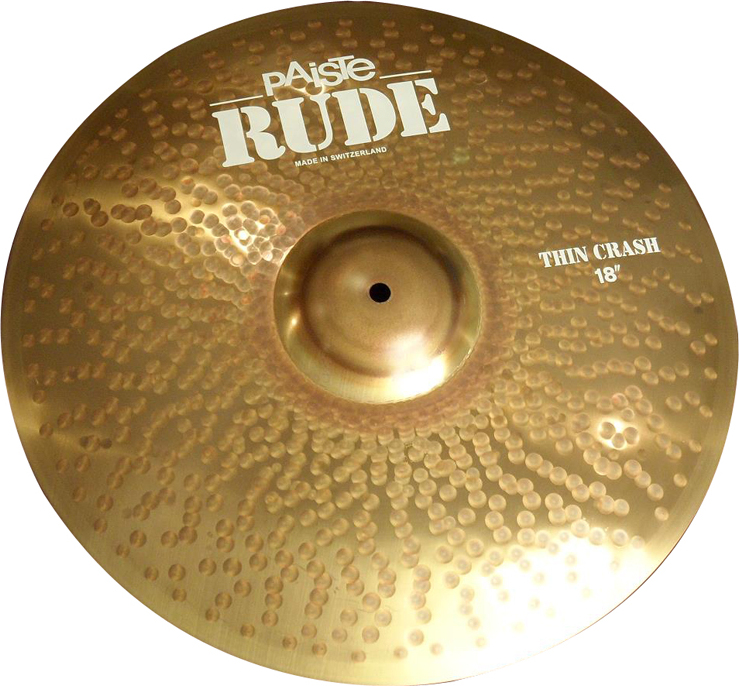 Paiste Rude   Crash Thin 16 - 16 Pouces - Crash cymbal - Main picture