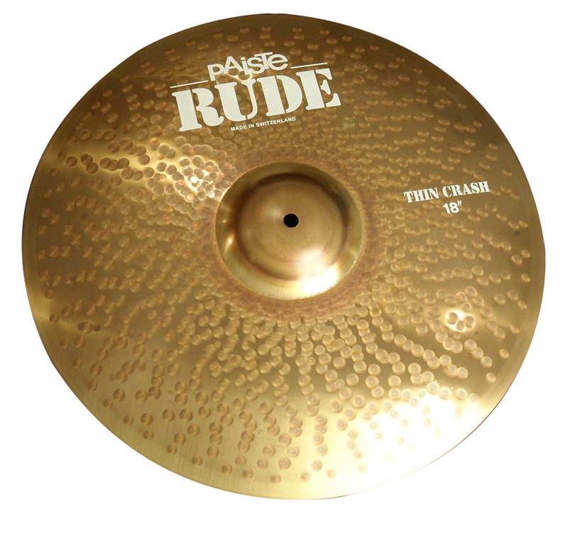Paiste Rude Cymbal Thin Crash 16-inch