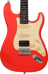 Str shape electric guitar Patina guitars PS-4 FRD - Fiesta red