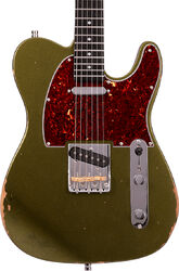Tel shape electric guitar Patina guitars PT-6 SGR R - Sherwood green relic