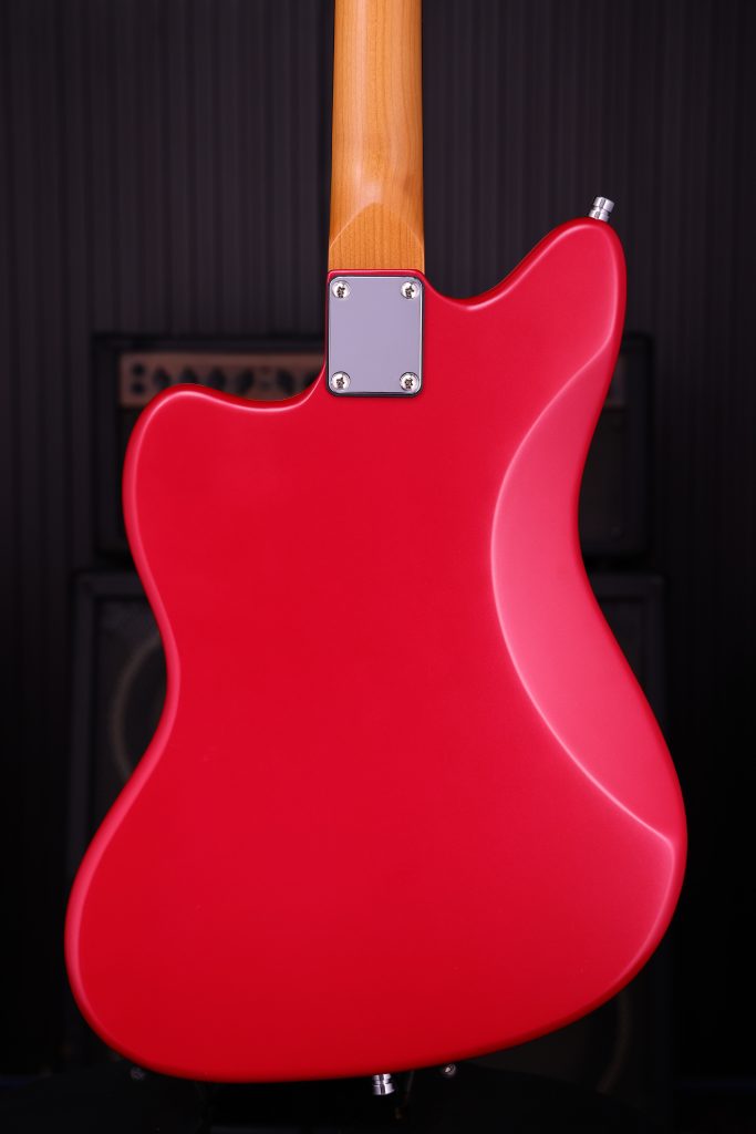 Patina Guitars Pj3 Car 2s Trem Rw - Candy Apple Red - Retro rock electric guitar - Variation 3