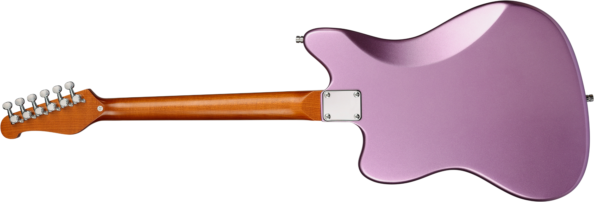 Patina Guitars Pj3 Pp 2s Trem Rw - Purple - Retro rock electric guitar - Variation 1