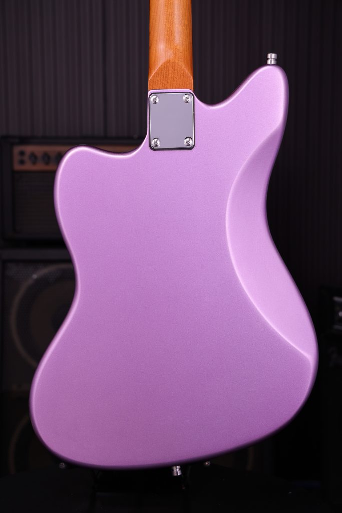 Patina Guitars Pj3 Pp 2s Trem Rw - Purple - Retro rock electric guitar - Variation 3
