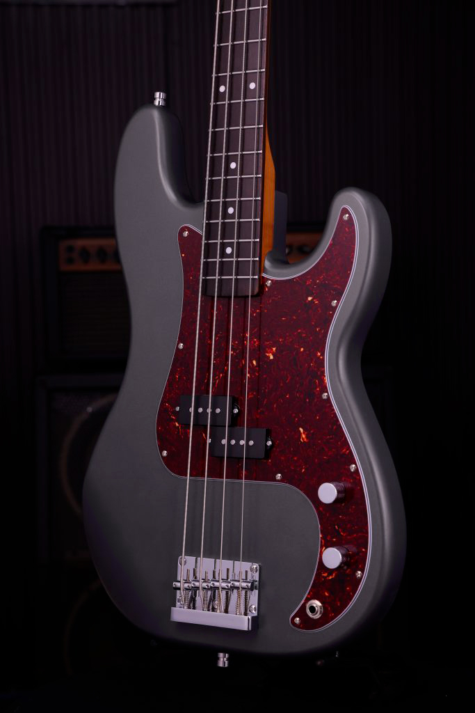 Patina Guitars Ppb3 Bk 1s Ht Rw - Charcoal - Solid body electric bass - Variation 2