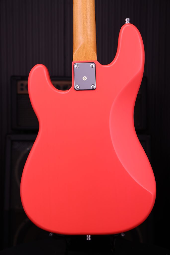 Patina Guitars Ppb3 Frd 1s Ht Rw - Fiesta Red - Solid body electric bass - Variation 3