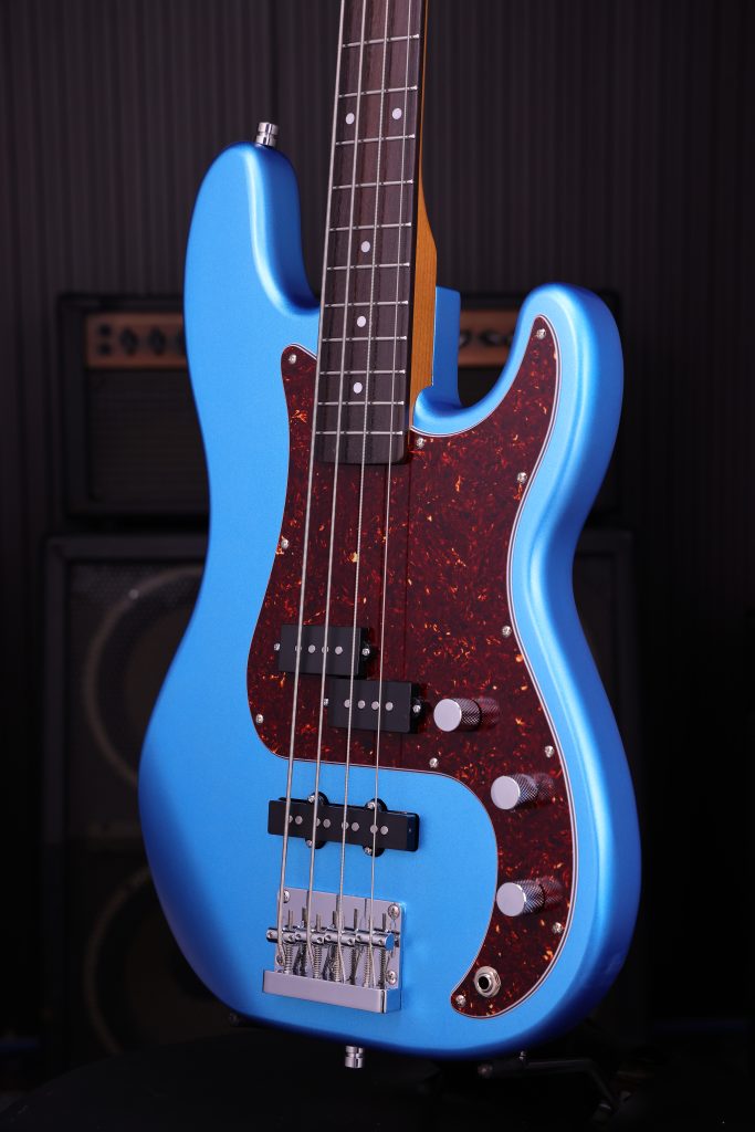 Patina Guitars Ppb3 Lpb 1s Ht Rw - Lake Placid Blue - Solid body electric bass - Variation 2