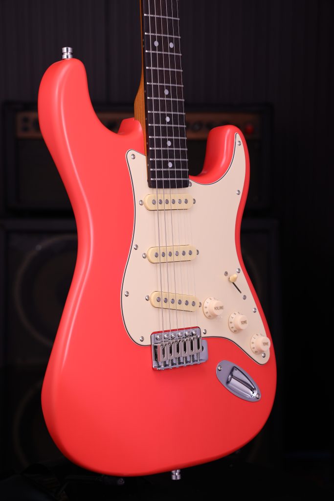 Patina Guitars Ps3 Frd 3s Trem Rw - Fiesta Red - Str shape electric guitar - Variation 2
