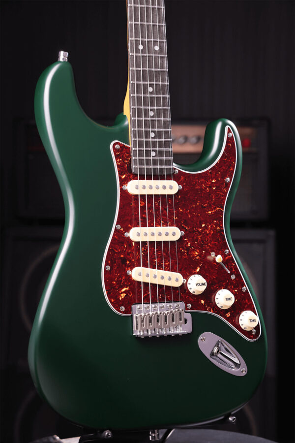 Patina Guitars Ps3 Sgr 3s Trem Rw - Sherwood Green - Str shape electric guitar - Variation 2