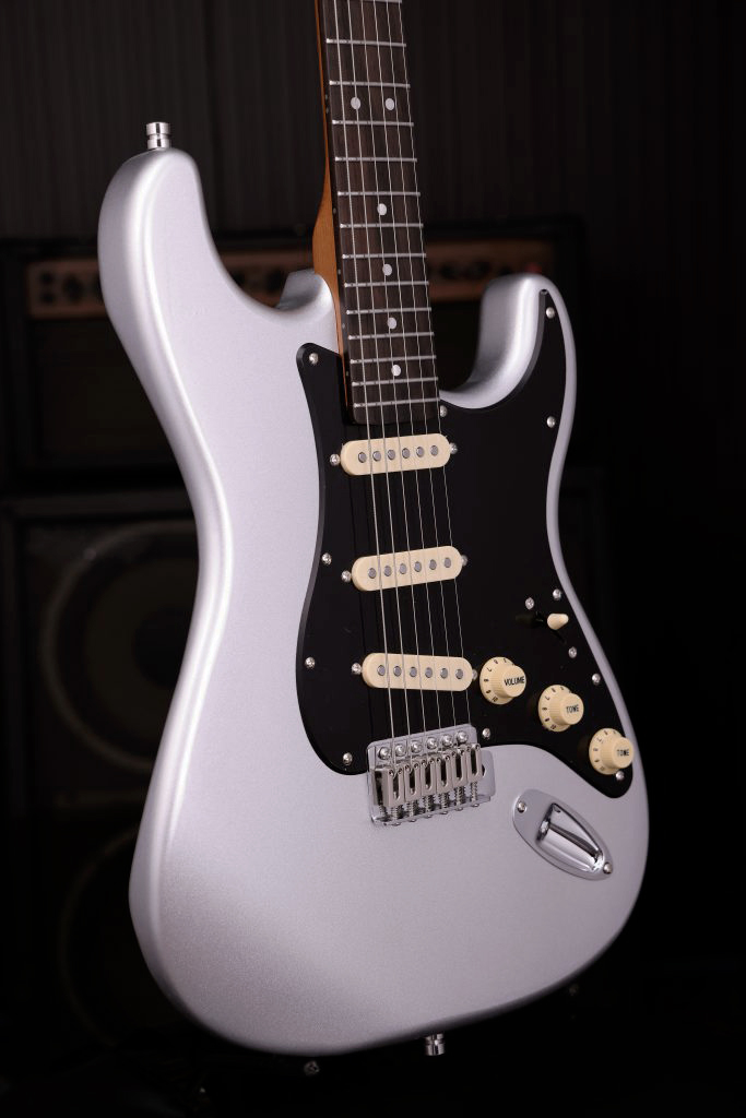 Patina Guitars Ps3 Sl 3s Trem Rw - Silver - Str shape electric guitar - Variation 2