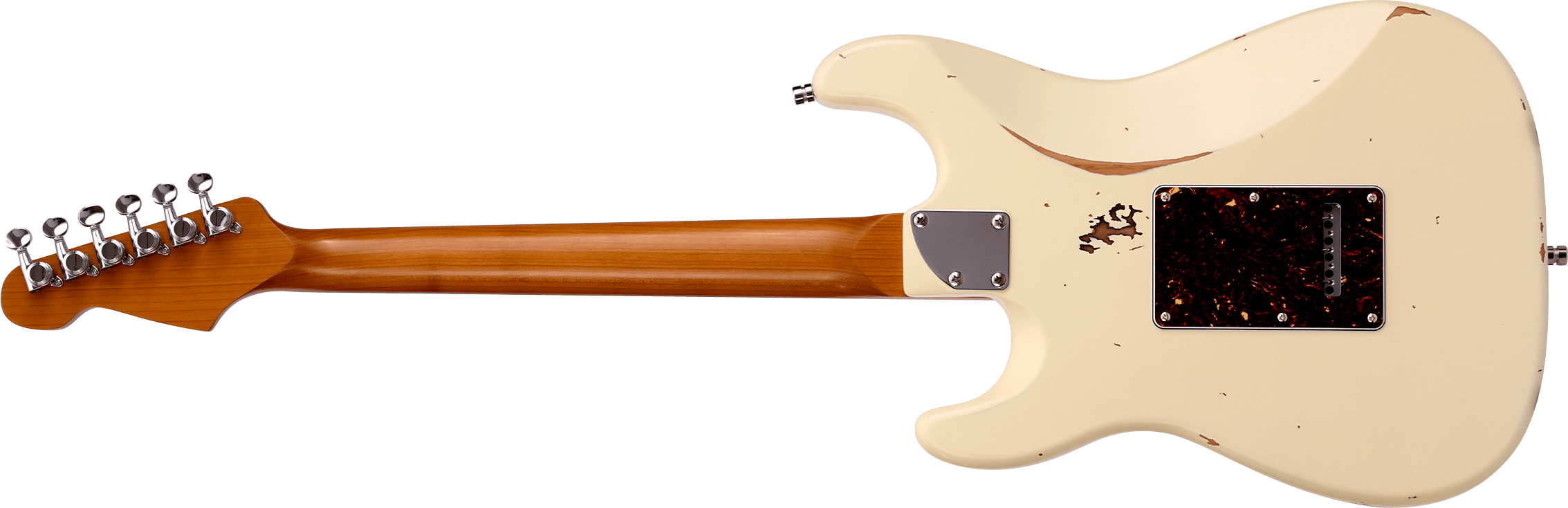 Patina Guitars Ps6 Ow R 3s Trem Rw - Olympic White - Str shape electric guitar - Variation 1