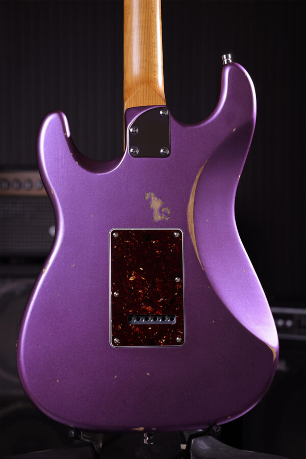 Patina Guitars Ps6 Pp R 3s Trem Rw - Purple Relic - Str shape electric guitar - Variation 3