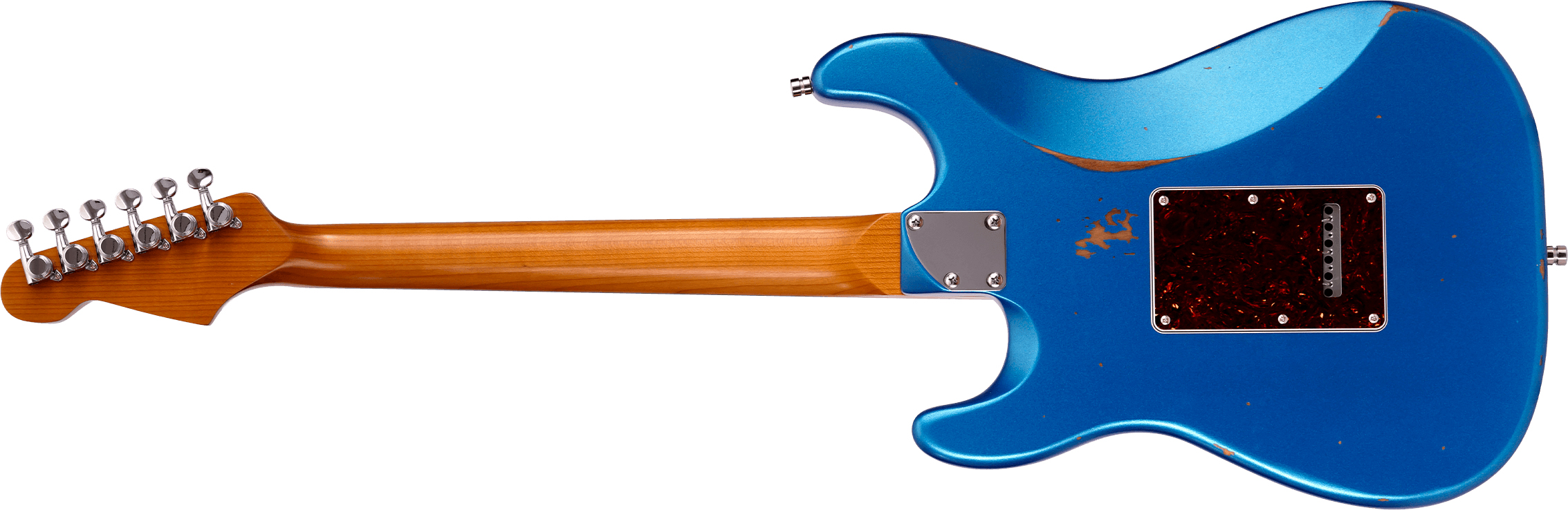 Patina Guitars Ps7 Lpb R Hss Trem Rw - Lake Placid Blue - Str shape electric guitar - Variation 1