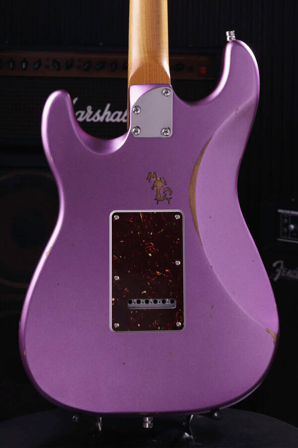 Patina Guitars Ps7 Pp R Hss Trem Rw - Purple Relic - Str shape electric guitar - Variation 3
