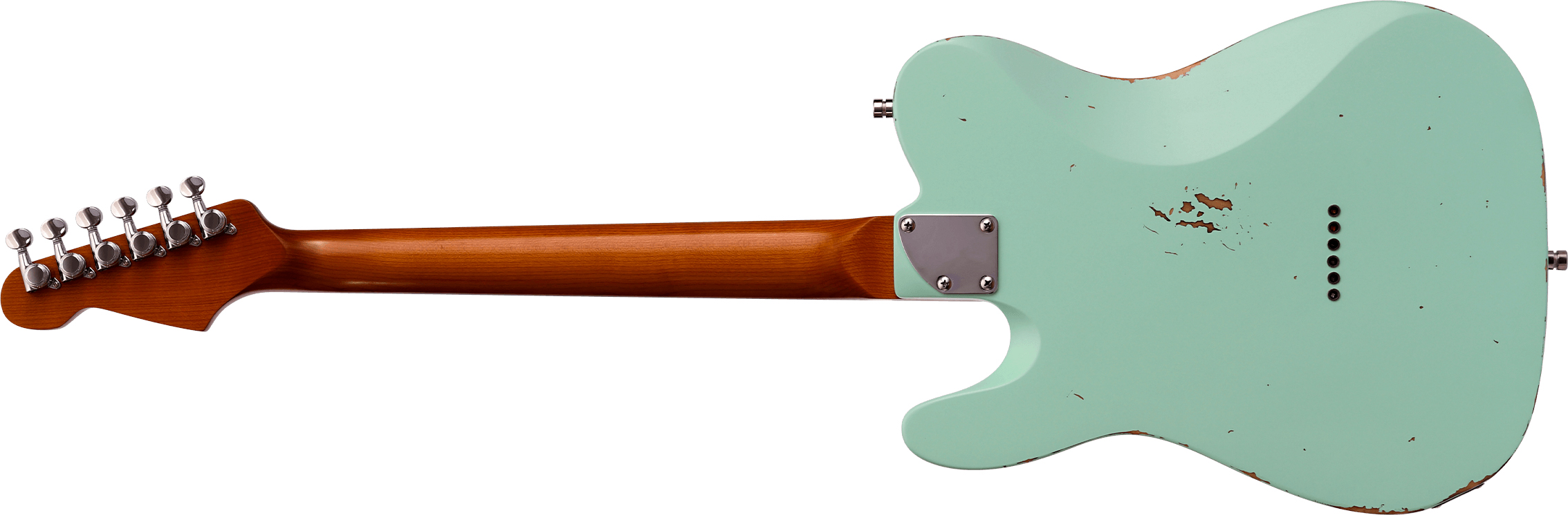Patina Guitars Pt6 Sfg R 2s Ht Rw - Seafoam Green - Tel shape electric guitar - Variation 1