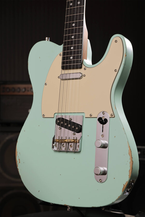 Patina Guitars Pt6 Sfg R 2s Ht Rw - Seafoam Green - Tel shape electric guitar - Variation 2