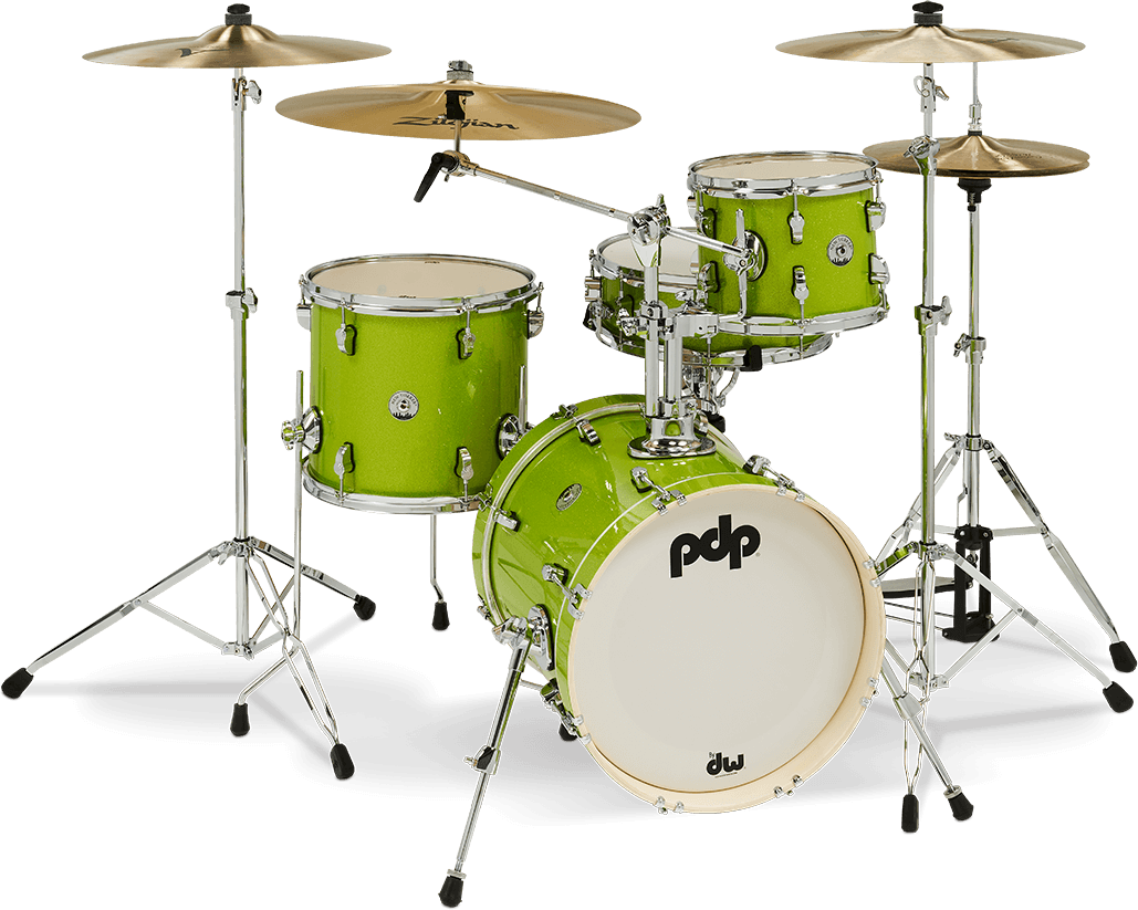 Pdp New-yorker Shellset - 4 FÛts - Rhodoid - Junior drum kit - Main picture