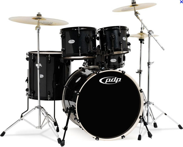 Pdp Pd-802600 Mainstage Stage 22 - 5 FÛts - Black Metallic - Strage drum-kit - Main picture