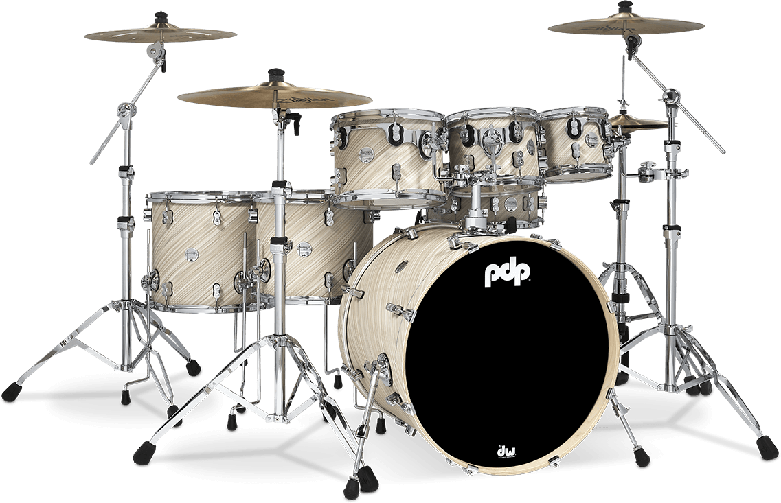 Pdp Pdcm2217ti Shellset Concept Maple - 6 FÛts Et + - Twisted Ivory - Standard drum kit - Main picture