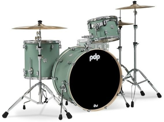 Pdp Pdcm24rksf Concept Maple Kit 3 Futs Erable - Satin Seafoam - Standard drum kit - Main picture