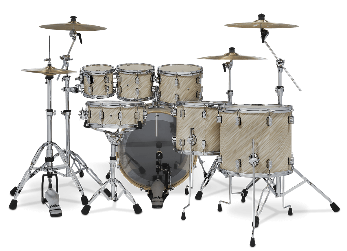 Pdp Pdcm2217ti Shellset Concept Maple - 6 FÛts Et + - Twisted Ivory - Standard drum kit - Variation 1