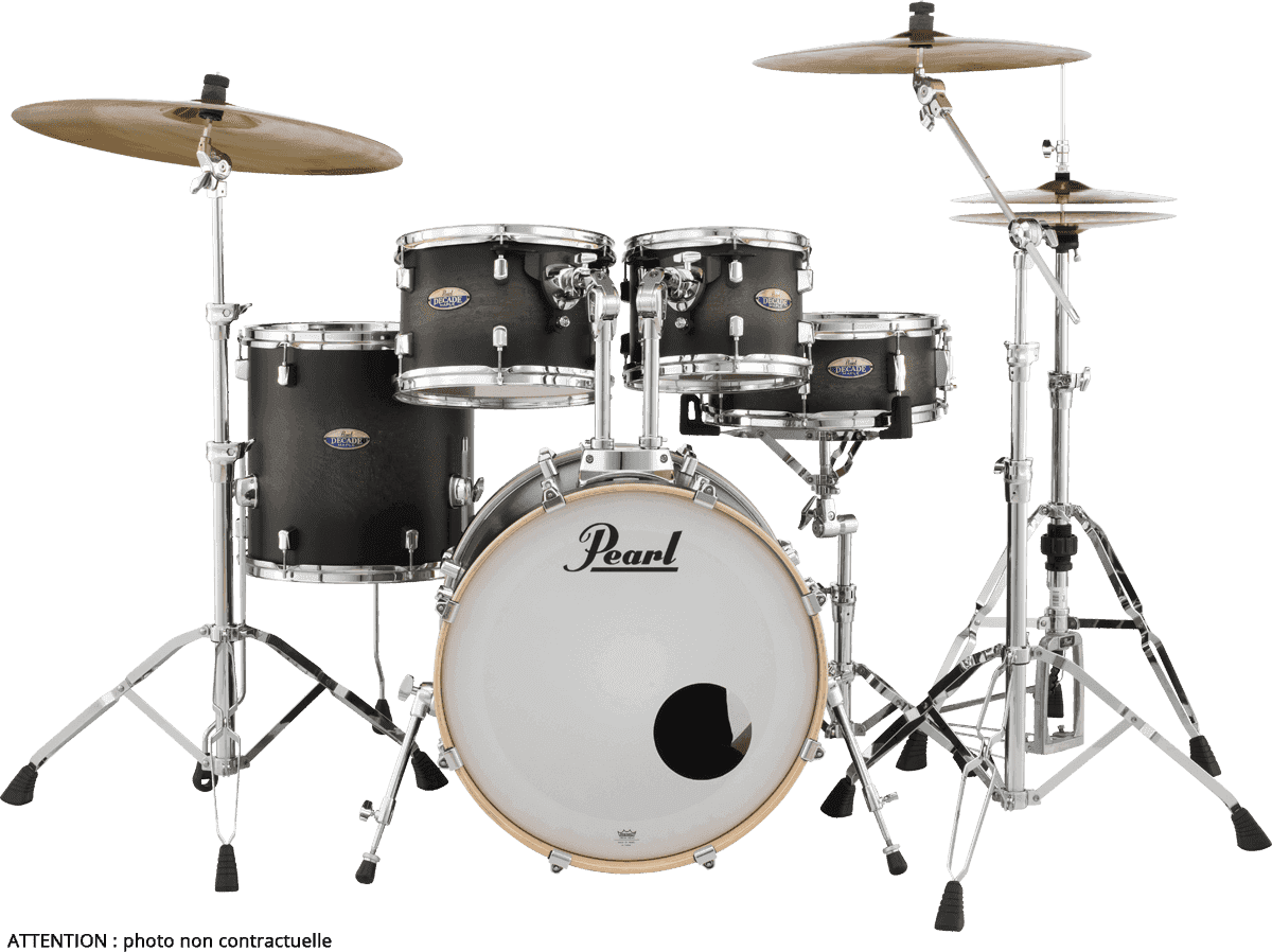 DECADE DMP905C ERABLE FUSION 20 5 FUTS - satin black burst Fusion drum kit  Pearl