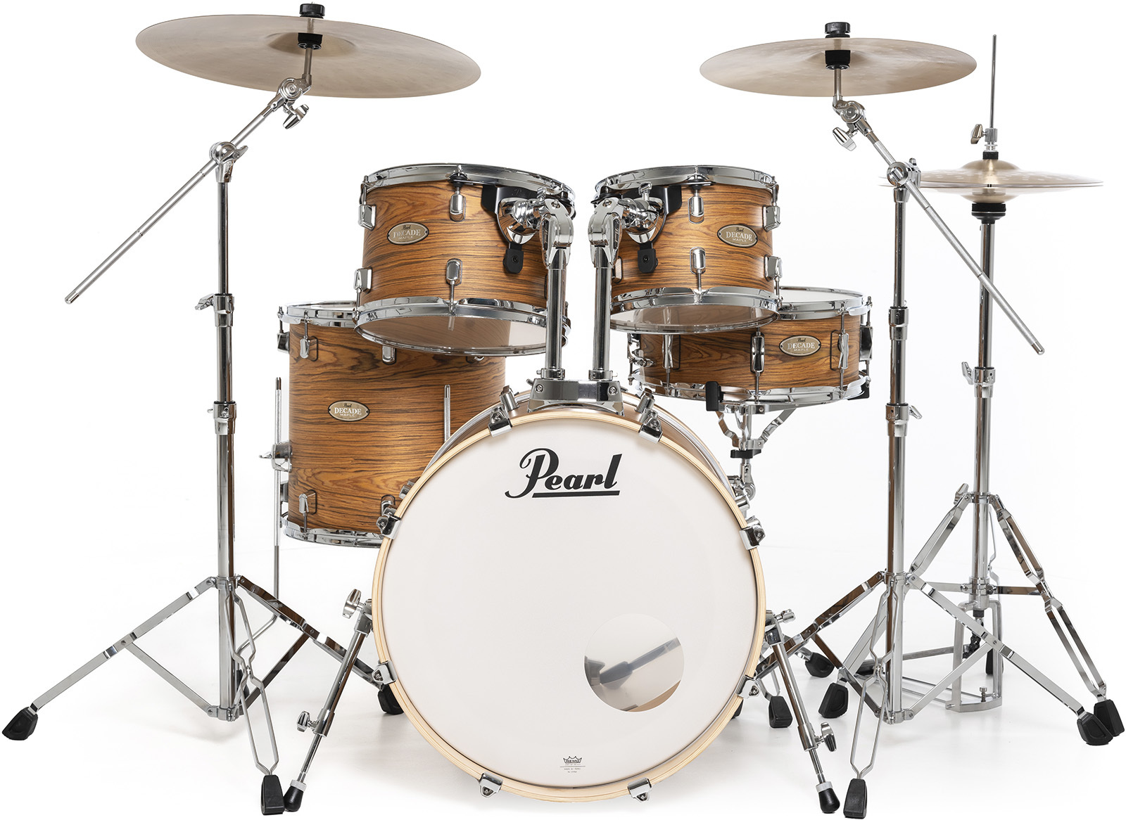 Pearl Dmpa905pc-876 Fusion 5 Futs - Satin Caramel Veil - Fusion drum kit - Main picture