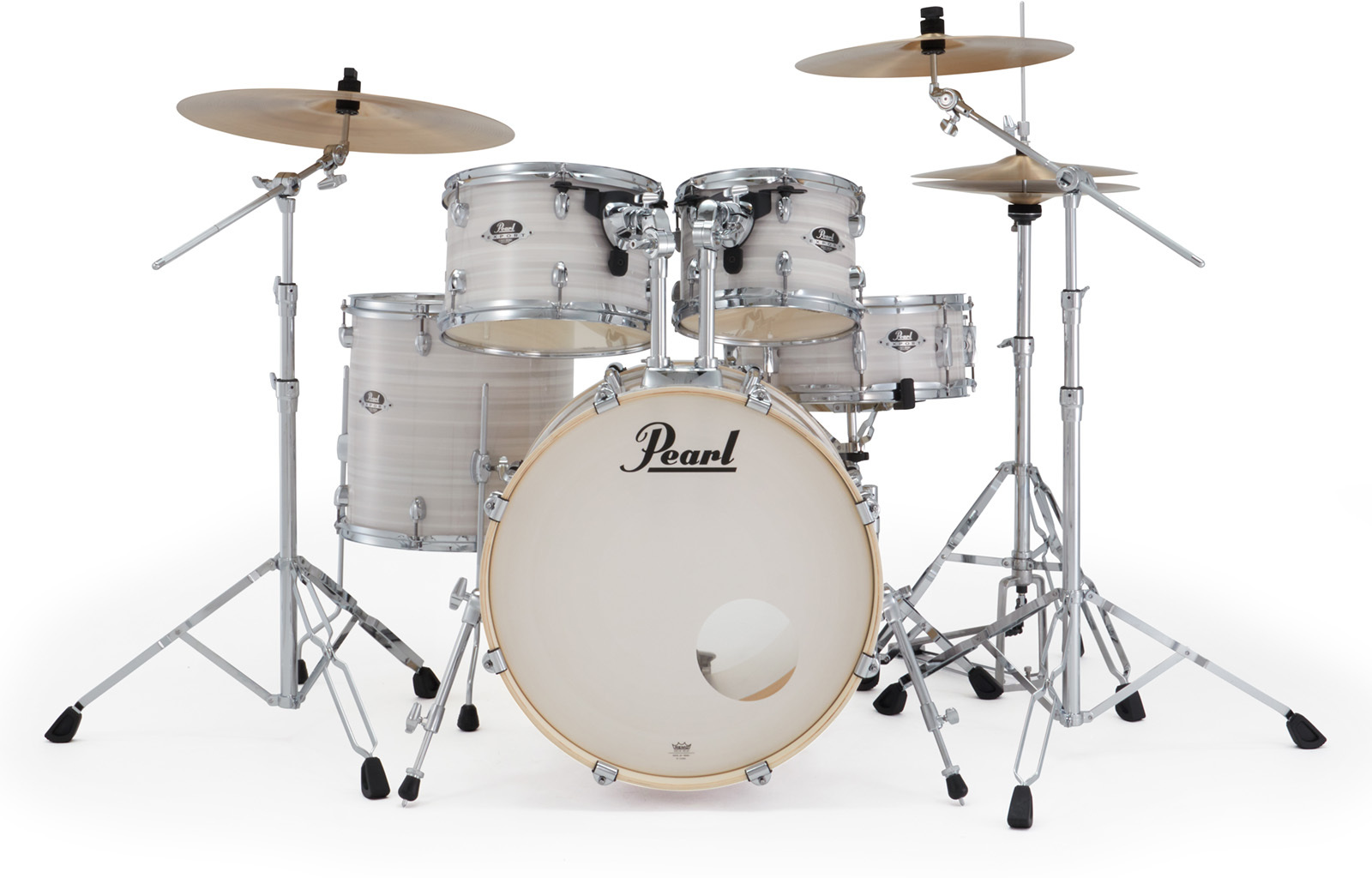Pearl Export Fusion 20'' - 5 FÛts - Slipstream White - Fusion drum kit - Main picture