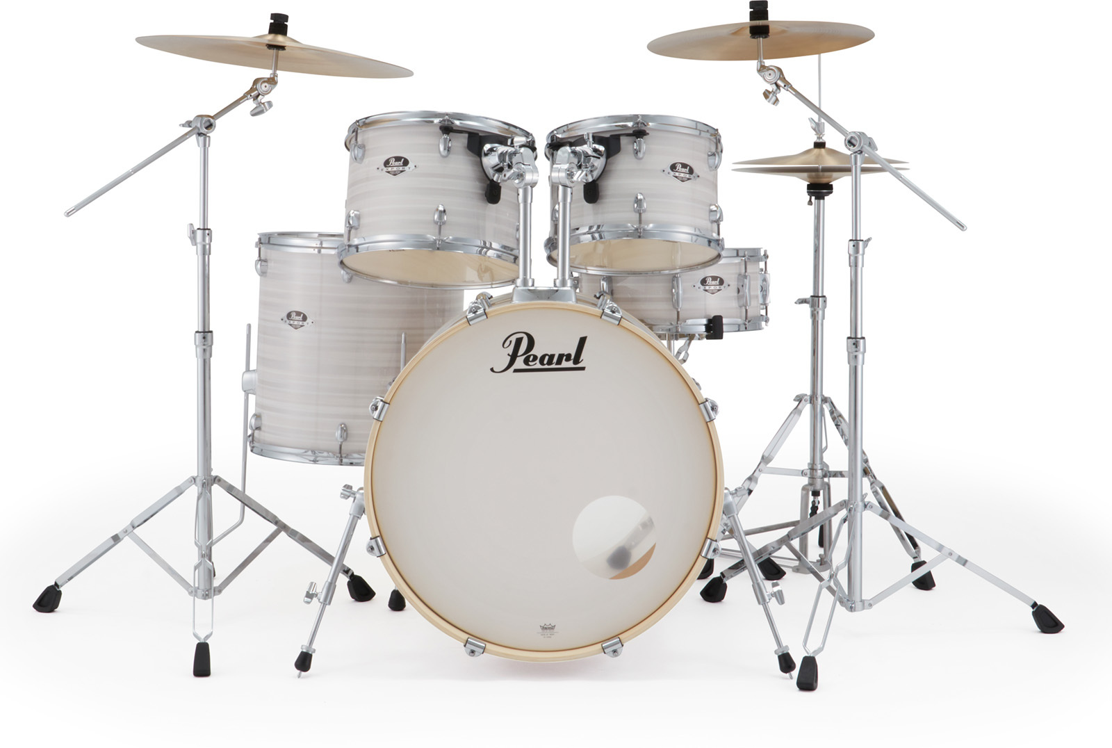 Pearl Export Standard 22'' - 5 FÛts - Slipstream White - Standard drum kit - Main picture