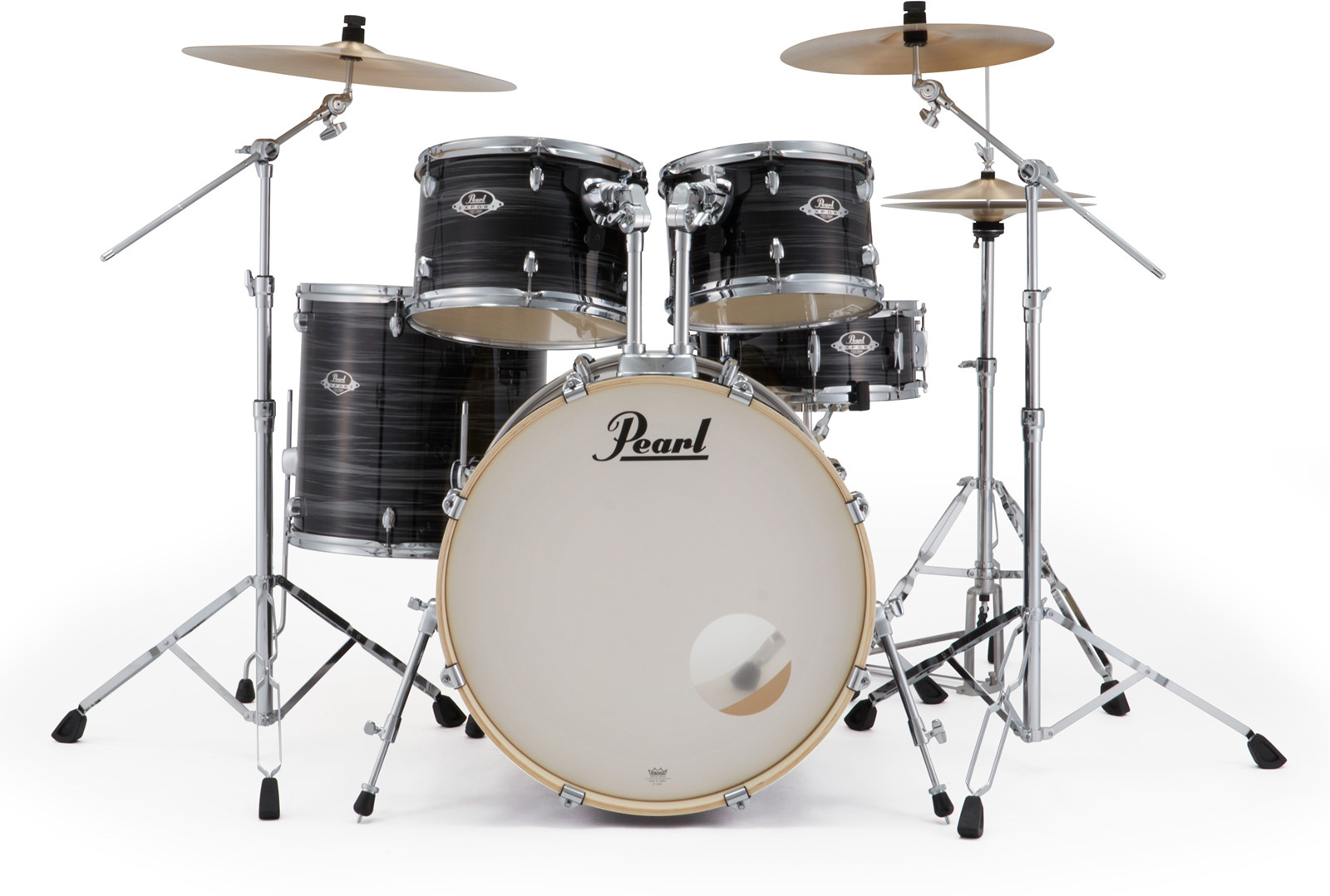 Pearl Export Standard 22'' - 5 FÛts - Graphite Silver Twist - Standard drum kit - Main picture