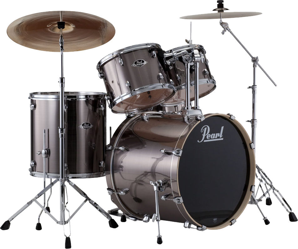Pearl Exx725c21 Export Standard 22 - 5 FÛts - Smokey Chrome - Standard drum kit - Main picture