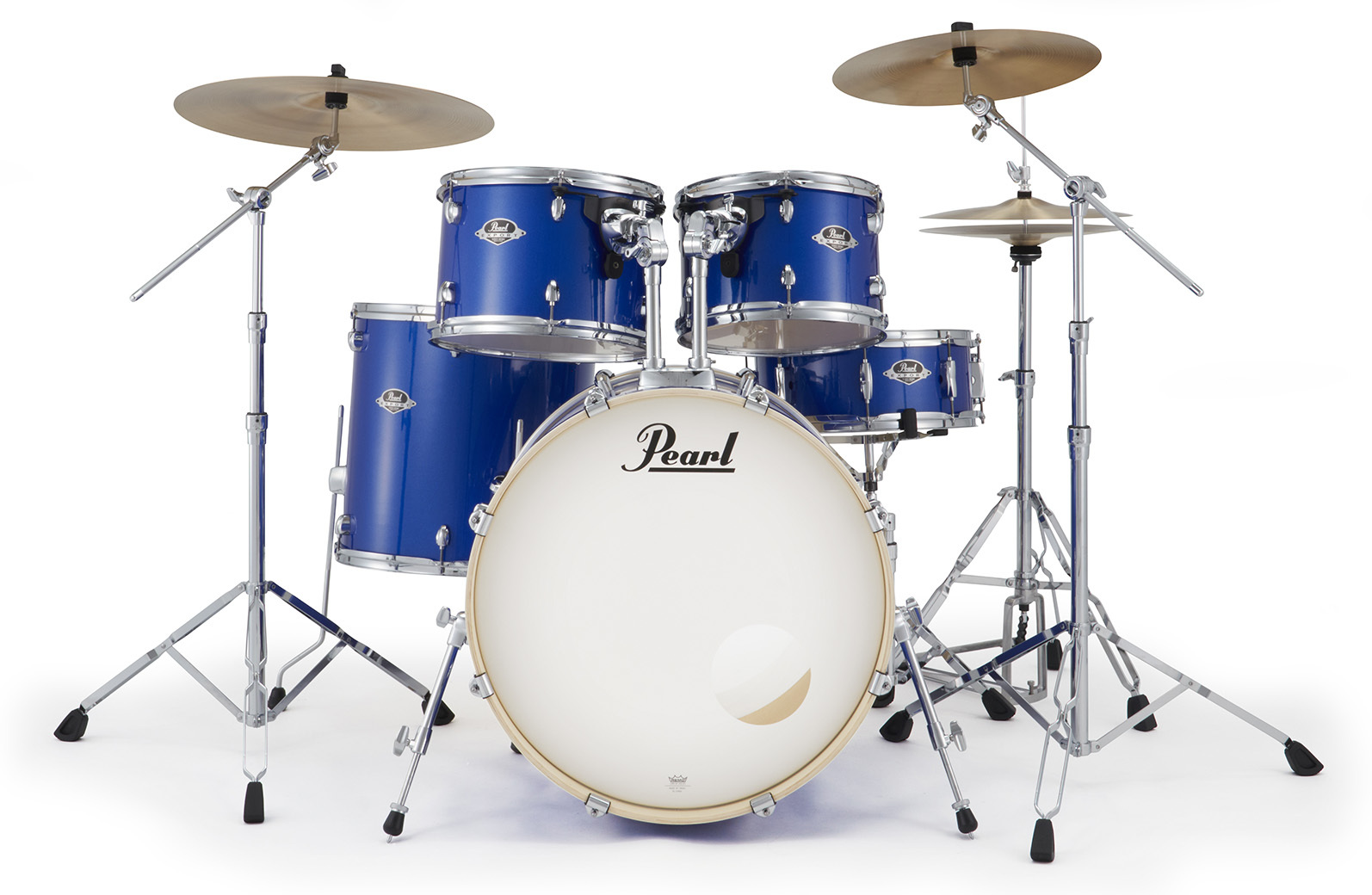 Pearl Exx725nbrc-863 Export Standard 22 - Midnight Blue - Standard drum kit - Main picture