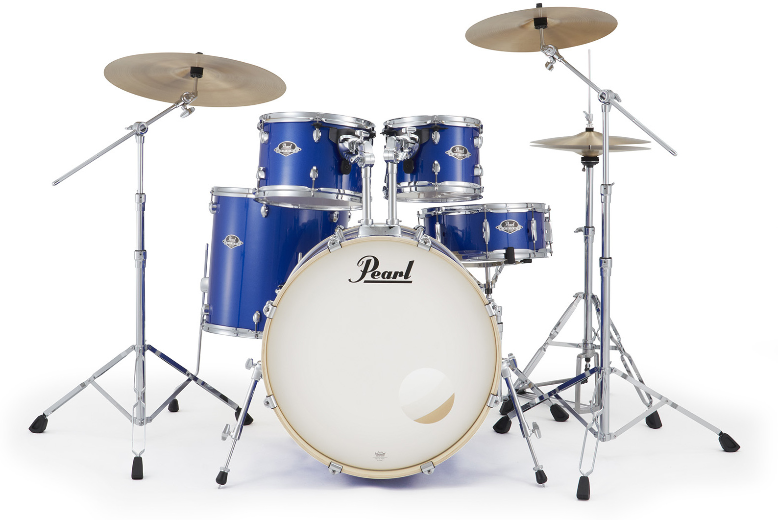 Pearl Exx725sbrc-863 Export Rock 22 - Midnight Blue - Rock drum kit - Main picture