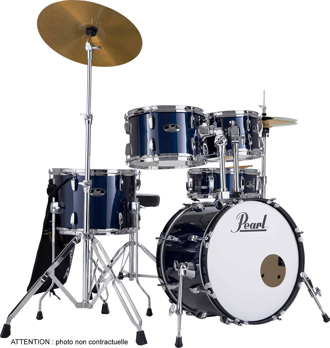 Pearl Roadshow Junior 18'' - 5 FÛts - Royal Blue Metallic - Junior drum kit - Main picture