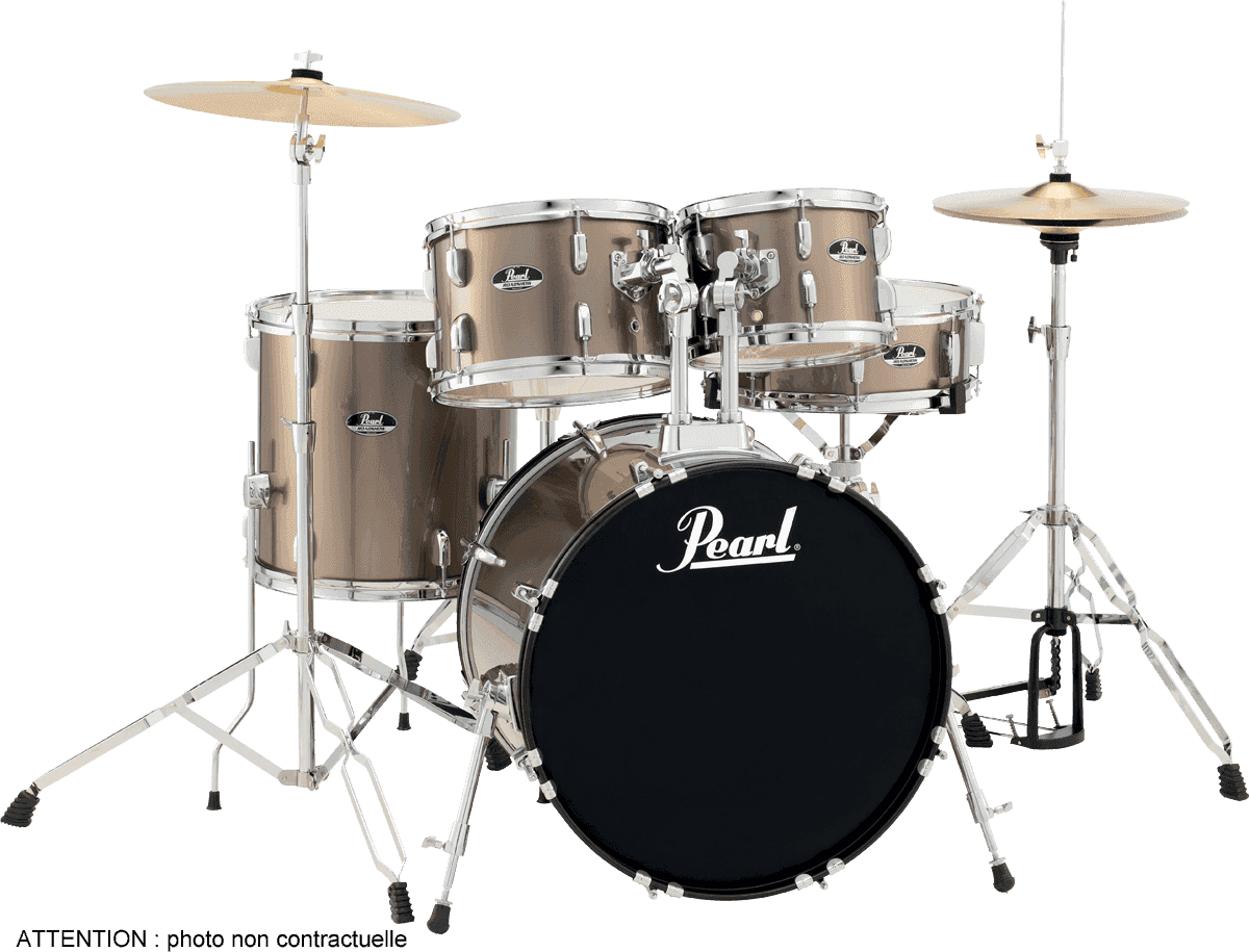 Pearl Roadshow Junior 18 Rs585cc-707 - 5 FÛts - Bronze Metallic - Junior drum kit - Main picture