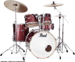 Fusion drum kit Pearl Export EXX705NBRC-704 Fusion 20 - 5 shells - Black cherry glitter