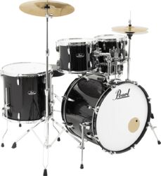 Rock drum kit Pearl Roadshow Rock 22 + Pack Sabian Solar - Jet black