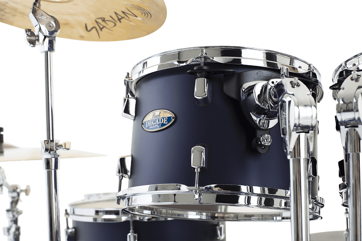 Pearl Decade Maple Hyper Rock Studio 22 Ultramarine Velvet - Ultramarine Velvet - Rock drum kit - Variation 2