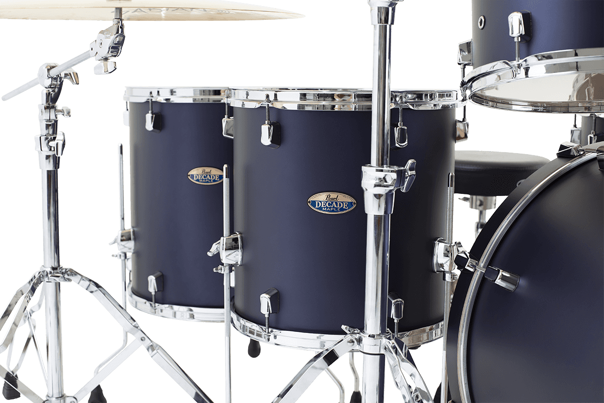 Pearl Decade Maple Hyper Rock Studio 22 Ultramarine Velvet - Ultramarine Velvet - Rock drum kit - Variation 3