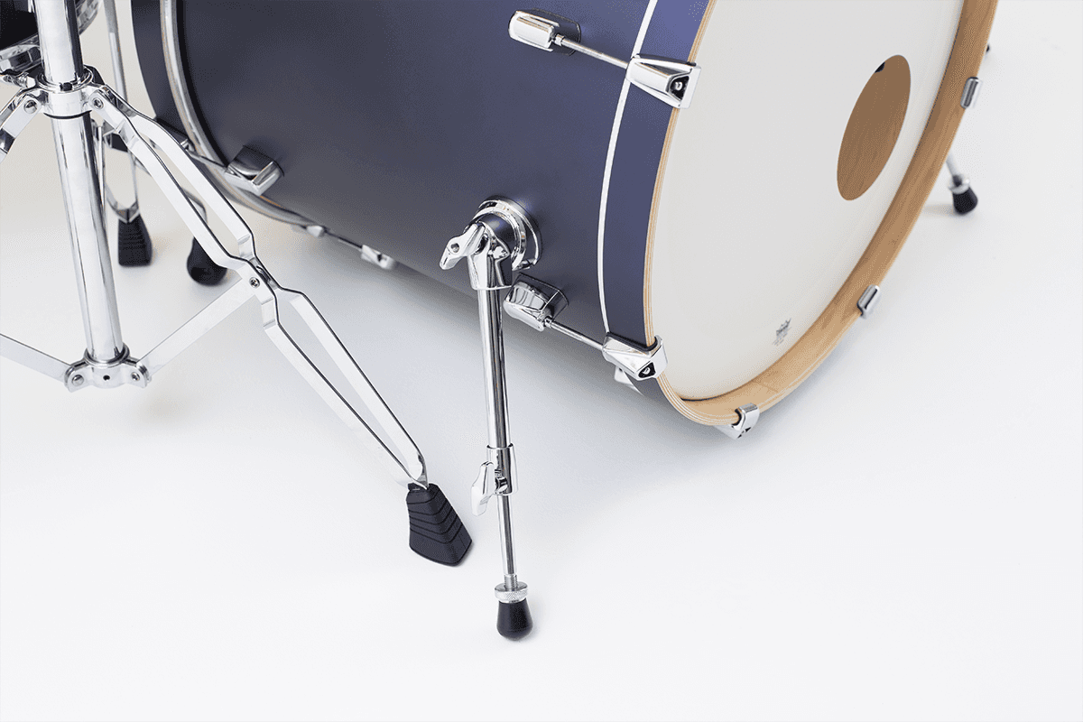 Pearl Decade Maple Hyper Rock Studio 22 Ultramarine Velvet - Ultramarine Velvet - Rock drum kit - Variation 5