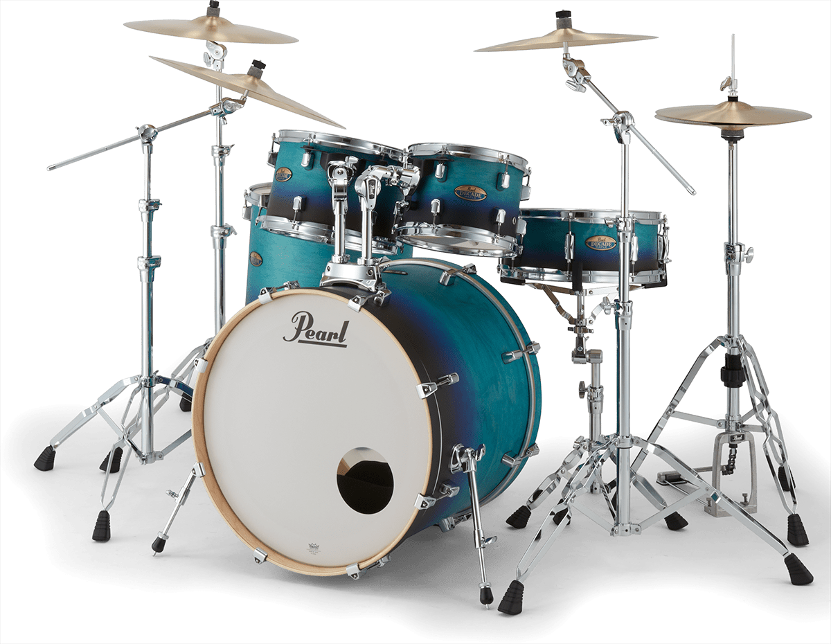 Pearl Decade Maple Stage 22 - Azure Daybreak - 5 FÛts - Azure Daybreak - Rock drum kit - Variation 2