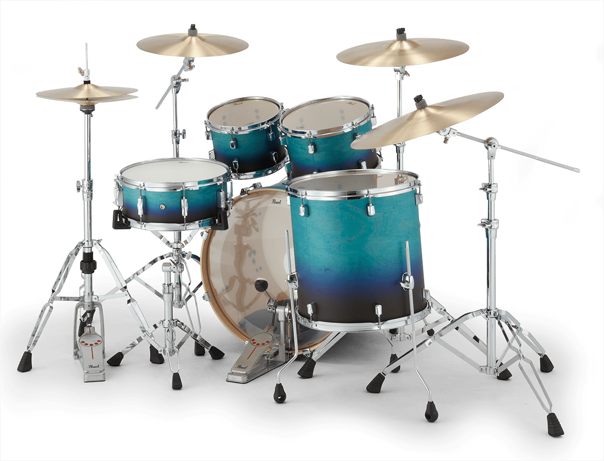 Pearl Decade Maple Stage 22 - Azure Daybreak - 5 FÛts - Azure Daybreak - Rock drum kit - Variation 4
