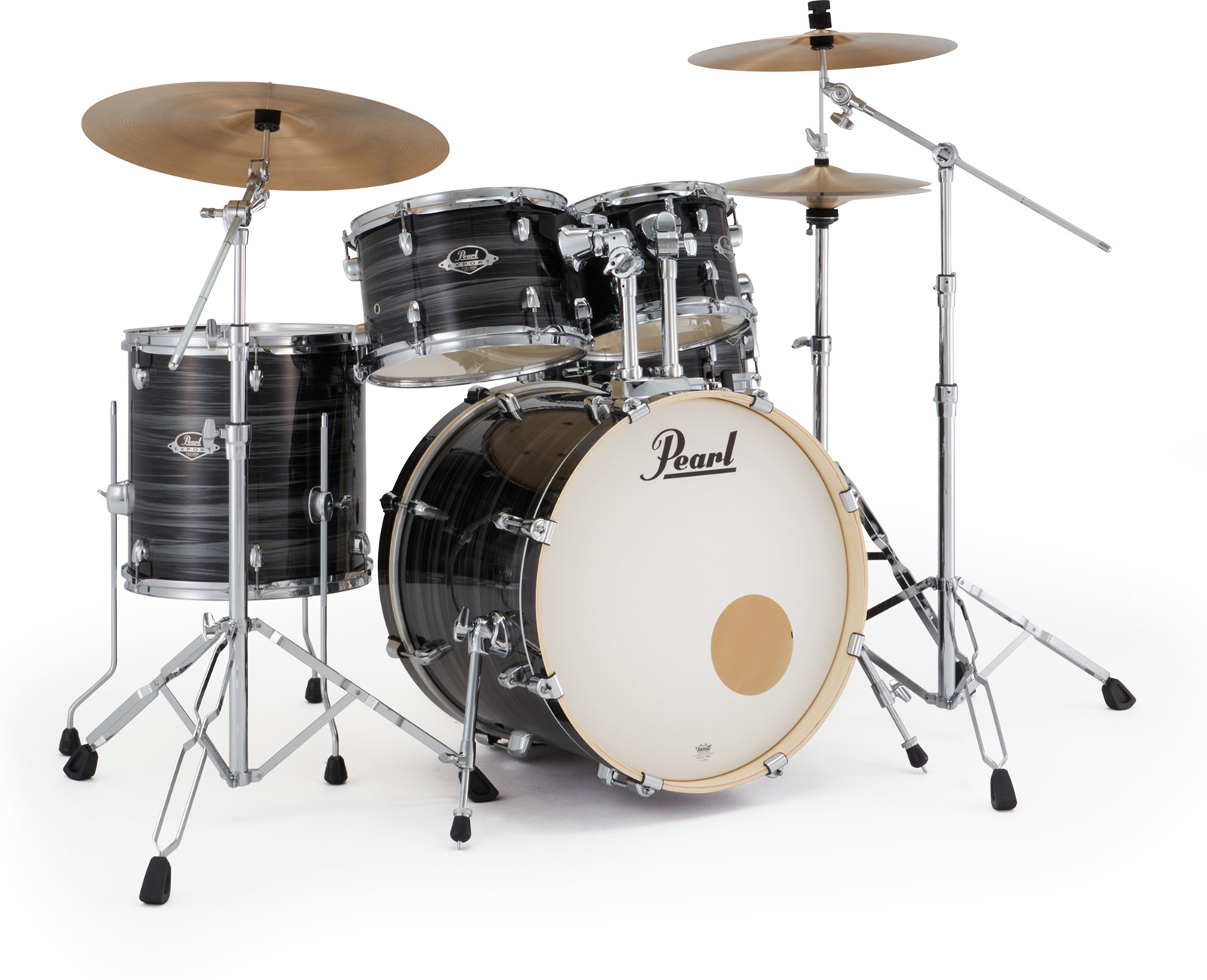 Pearl Export Fusion 20'' - 5 FÛts - Graphite Silver Twist - Fusion drum kit - Variation 2